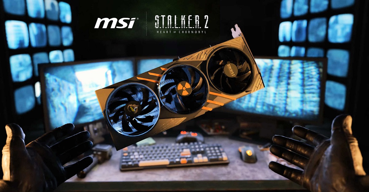MSI veröffentlicht Grafikkarte und Peripheriegeräte im STALKER 2 Heart of Chornobyl-Stil MSI veröffentlicht Grafikkarte und Peripheriegeräte im STALKER 2 Heart of Chornobyl-Stil