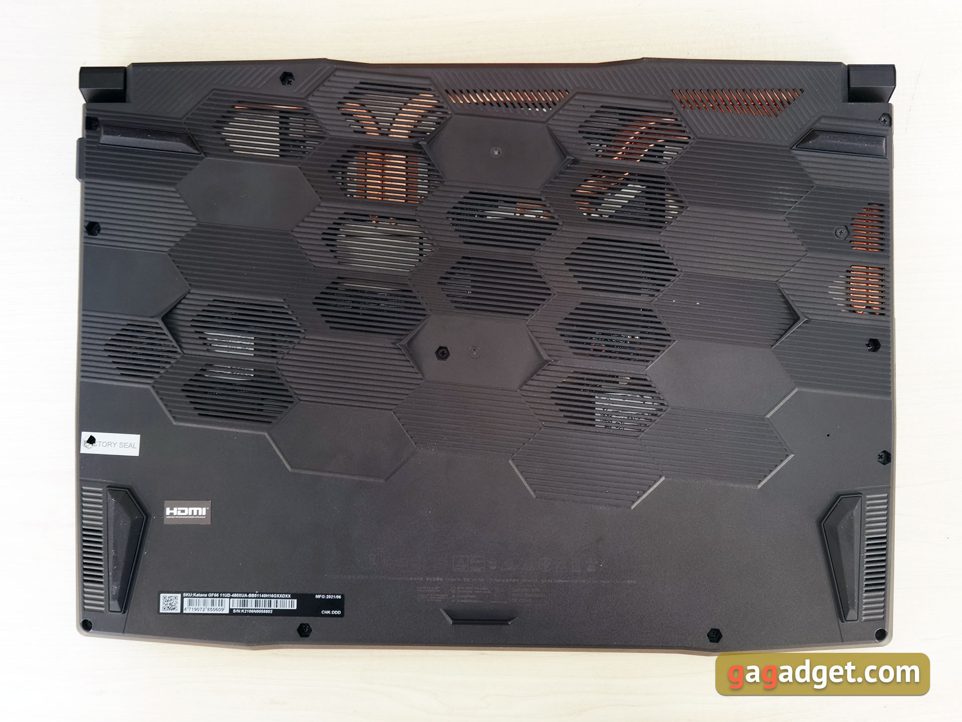 MSI Katana GF66 11UD Test: Eine praktische Waffe für einen virtuellen Samurai-18 MSI Katana GF66 11UD Test: Eine praktische Waffe für einen virtuellen Samurai-18