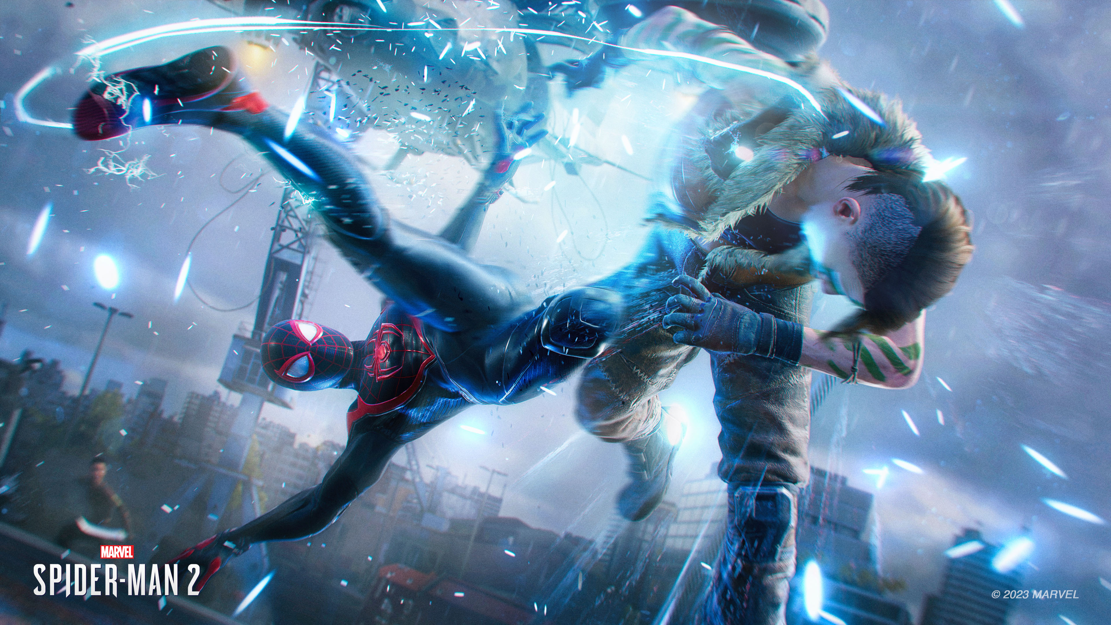 Miles Morales in Aktion in Marvel's Spider-Man 2