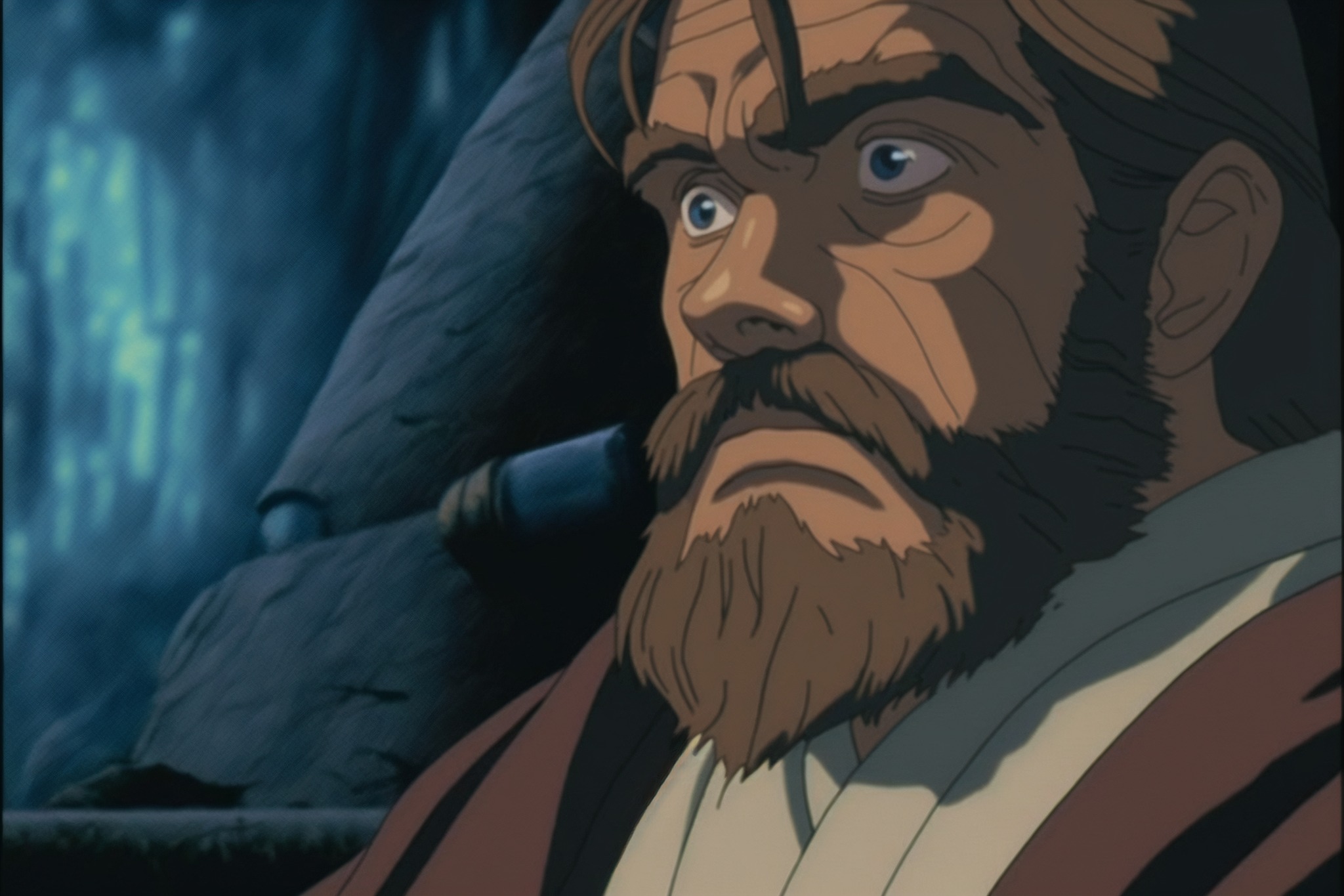 Das neuronale Netzwerk Nijijourney stellt ikonische Star Wars Charaktere im Stil von Studio Ghibli dar-4 Das neuronale Netzwerk Nijijourney stellt ikonische Star Wars Charaktere im Stil von Studio Ghibli dar-4