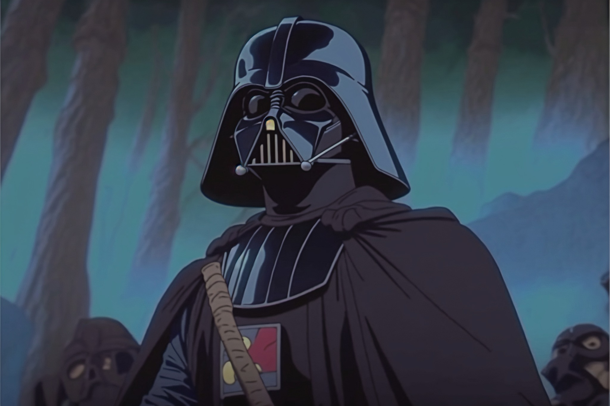 Das neuronale Netzwerk Nijijourney stellt ikonische Star Wars Charaktere im Stil von Studio Ghibli dar-5 Das neuronale Netzwerk Nijijourney stellt ikonische Star Wars Charaktere im Stil von Studio Ghibli dar-5