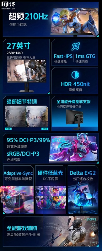 Thunderobot ZQ27F210L Gaming-Monitor Thunderobot ZQ27F210L Gaming-Monitor