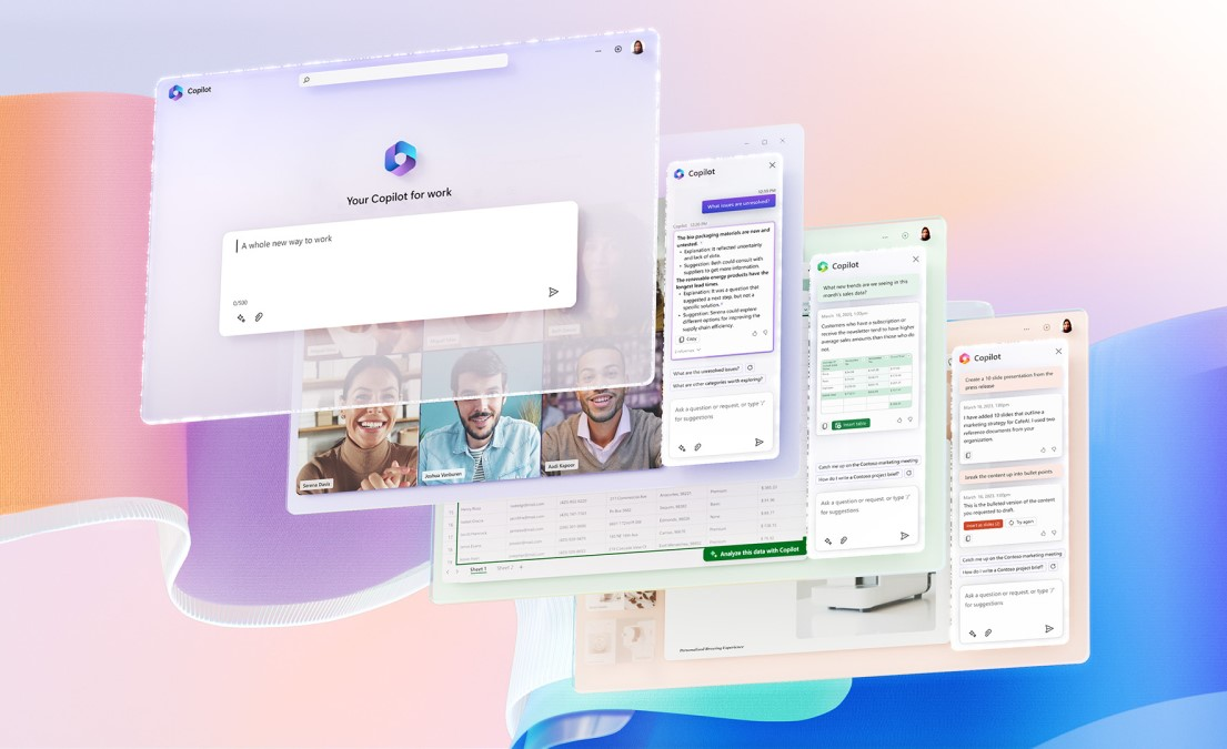 Microsoft führt den KI-Assistenten Copilot für Microsoft 365 mit einem kostenpflichtigen Abonnement ein Microsoft führt den KI-Assistenten Copilot für Microsoft 365 mit einem kostenpflichtigen Abonnement ein