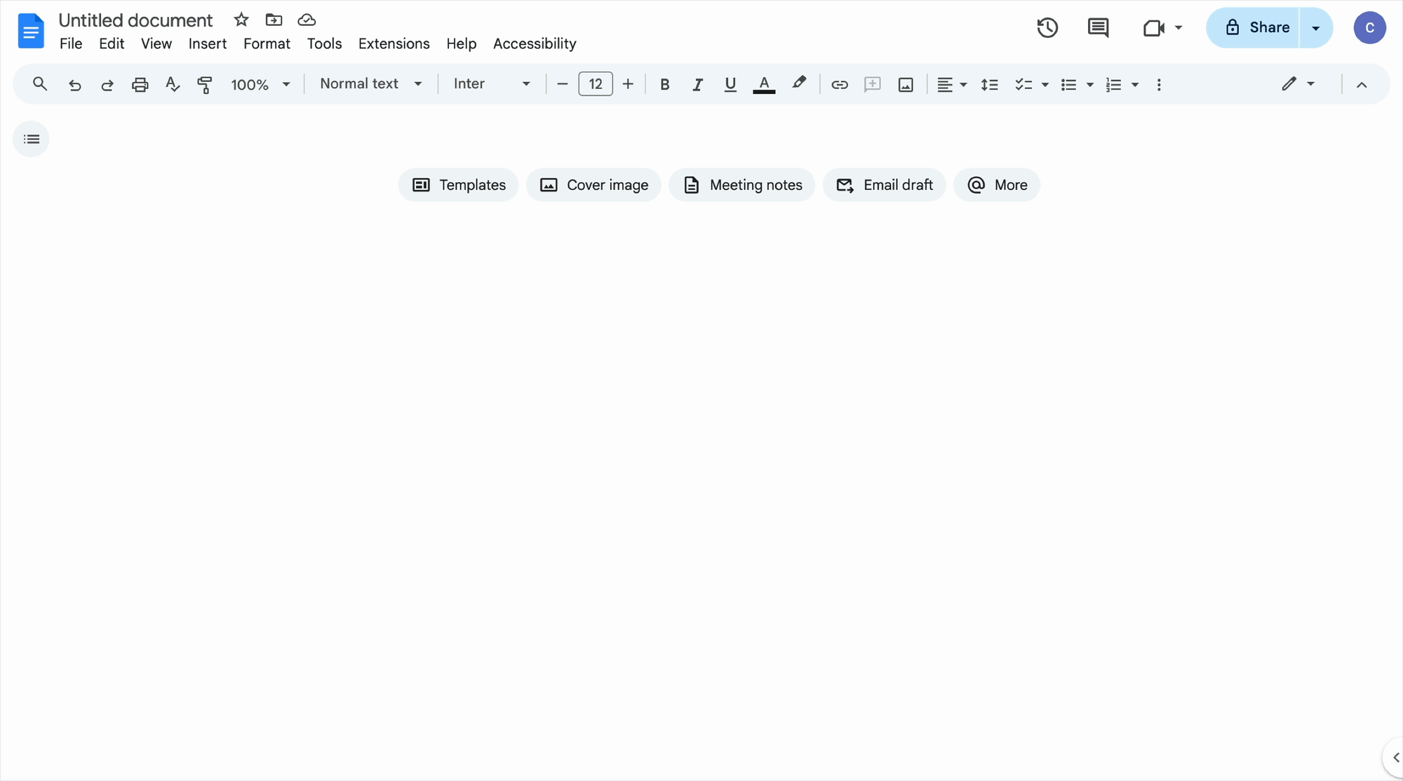 Google Docs Layout-Optionen