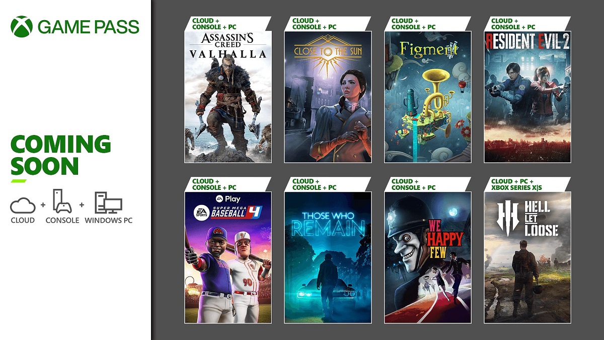 Assassin's Creed Valhalla, das Remake von Resident Evil 2 und sechs weitere Spiele werden im Januar in den Xbox Game Pass Katalog aufgenommen Assassin's Creed Valhalla, das Remake von Resident Evil 2 und sechs weitere Spiele werden im Januar in den Xbox Game Pass Katalog aufgenommen