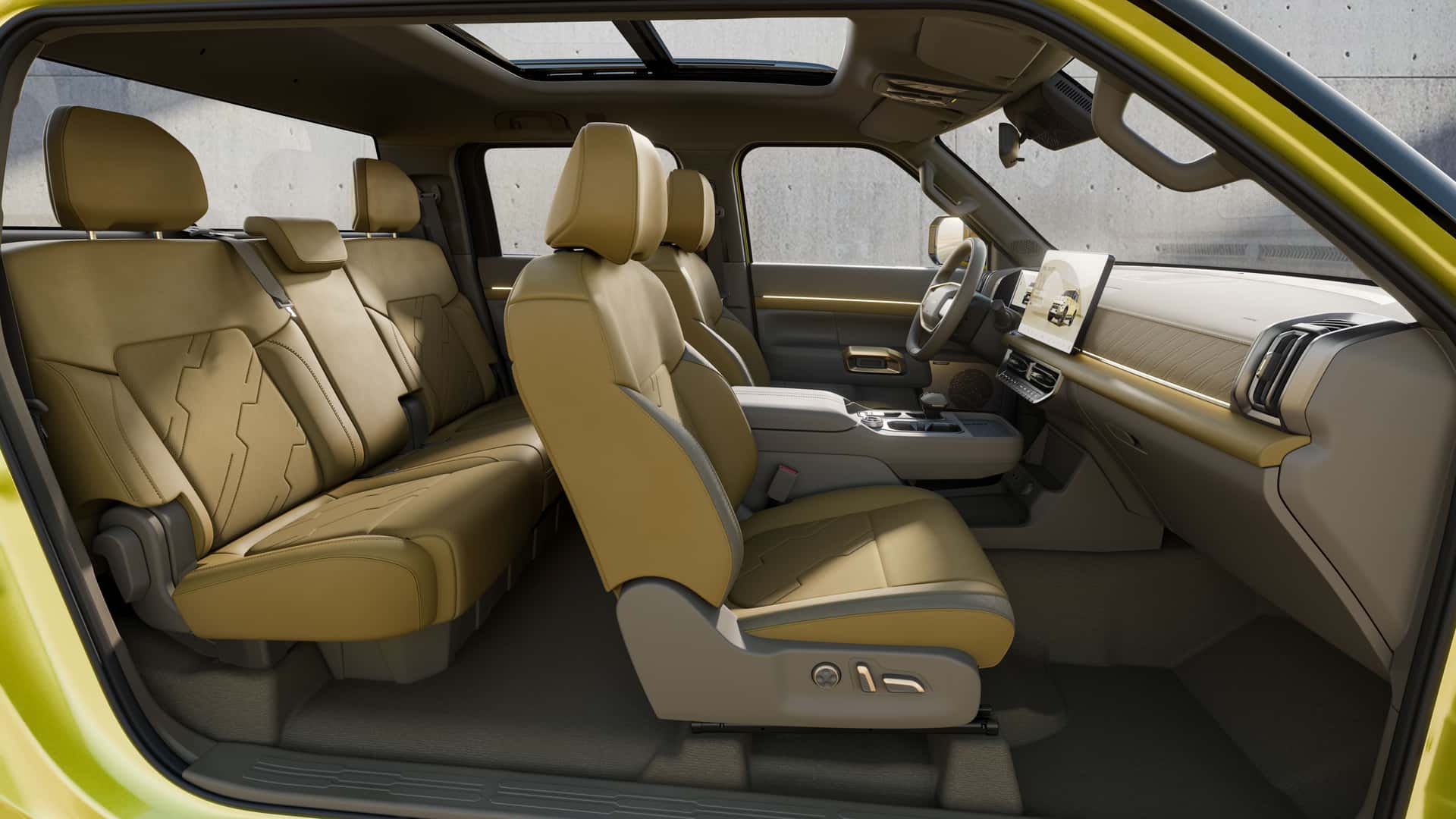 Nissan Frontier Pro im Innenraum