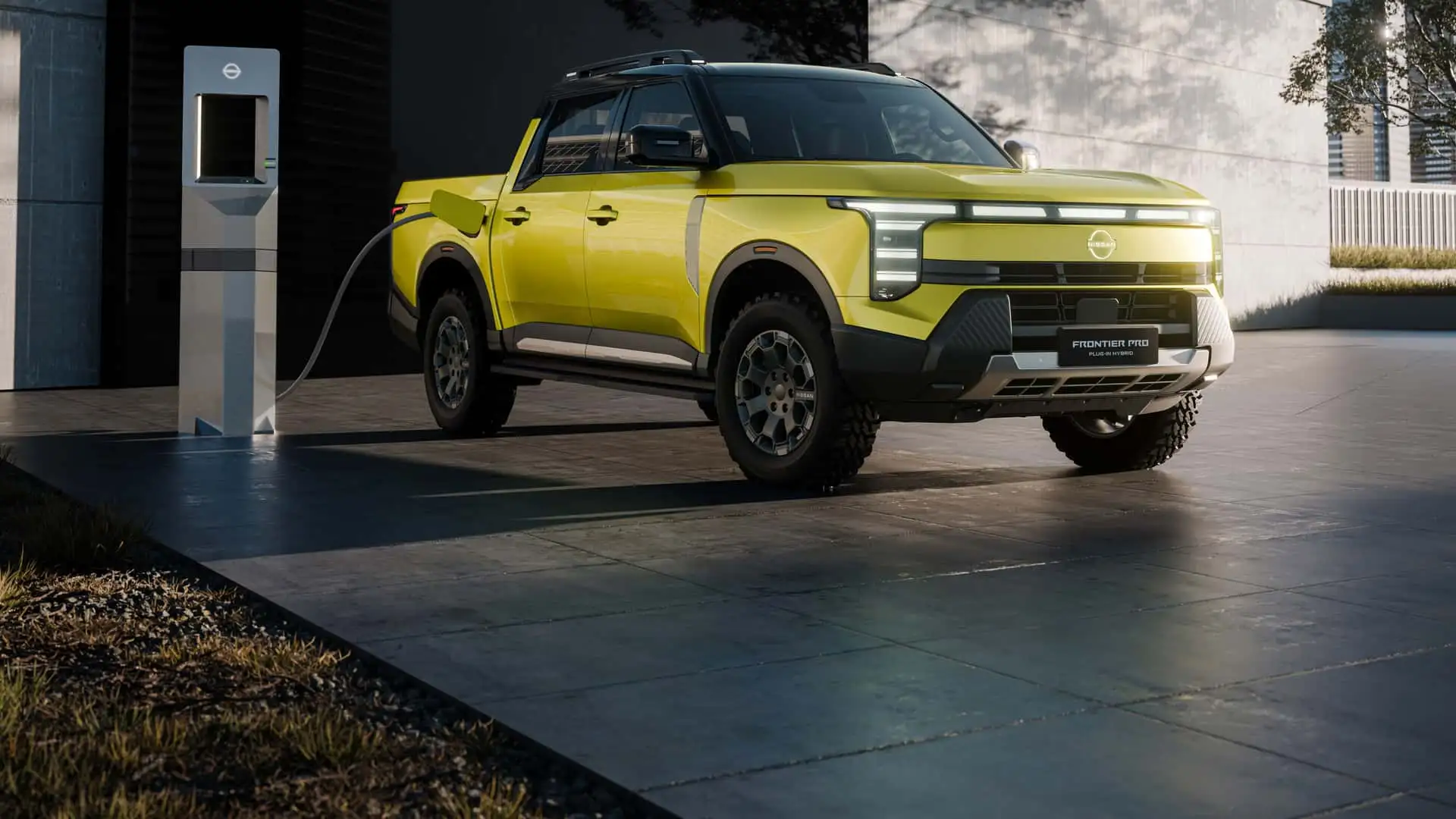 Frontpartie des Nissan Frontier Pro