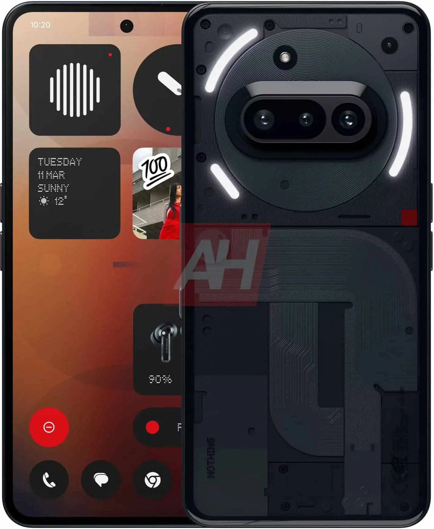 Nichts Telefon 3a - Frontplatte Nichts Telefon 3a - Frontplatte