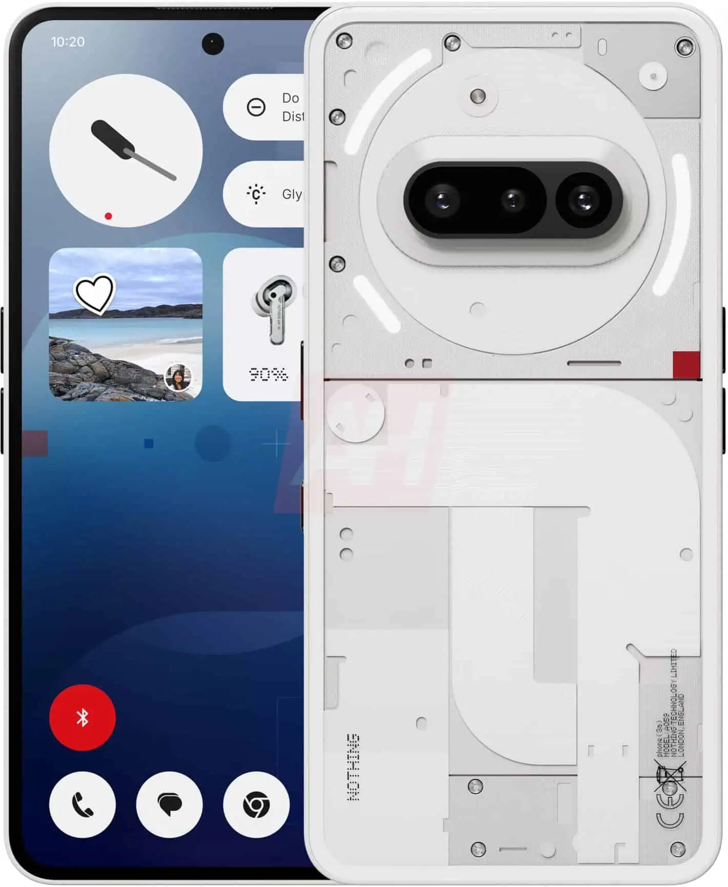 Nichts Telefon 3a - Rückwand Nichts Telefon 3a - Rückwand