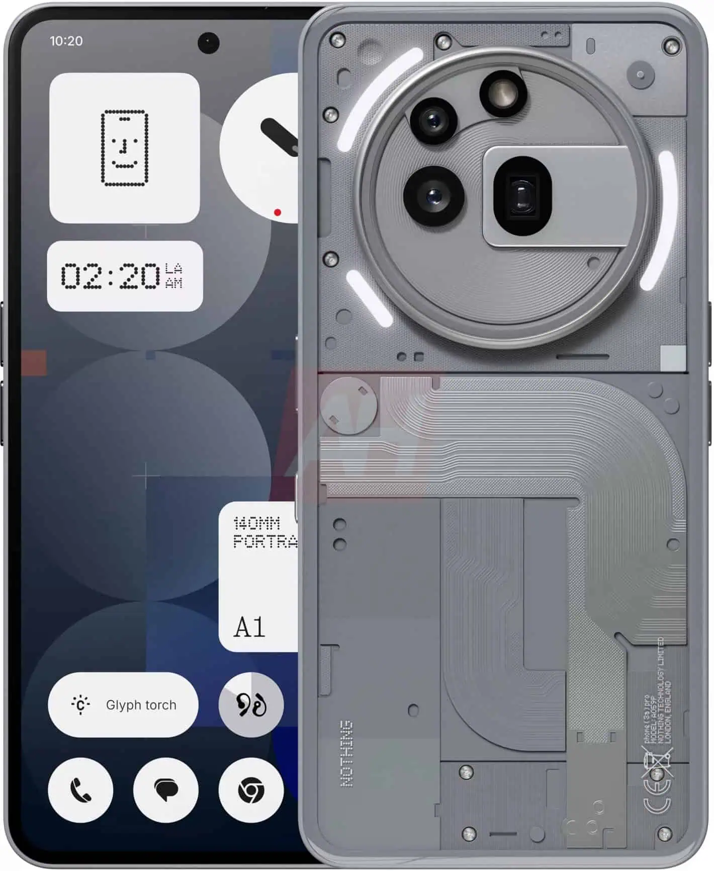 Nothing Phone 3a Pro - Frontblende Nothing Phone 3a Pro - Frontblende