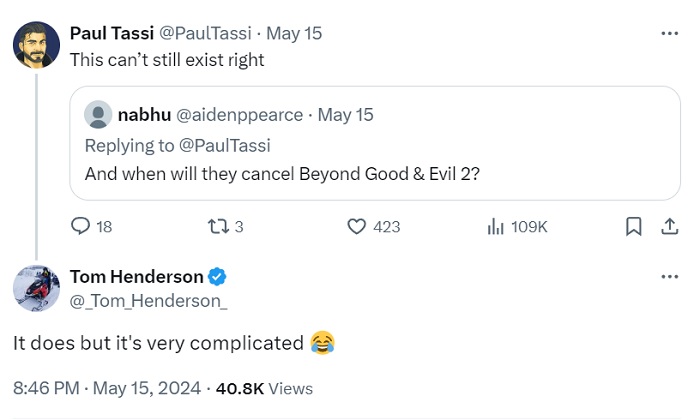 "Noch am Leben, aber die Situation ist kompliziert" - 16 Jahre nach seiner Ankündigung befindet sich Beyond Good & Evil 2 immer noch in Produktion: Ubisoft hat das hoffnungslose Projekt nicht eingestellt-2 "Noch am Leben, aber die Situation ist kompliziert" - 16 Jahre nach seiner Ankündigung befindet sich Beyond Good & Evil 2 immer noch in Produktion: Ubisoft hat das hoffnungslose Projekt nicht eingestellt-2