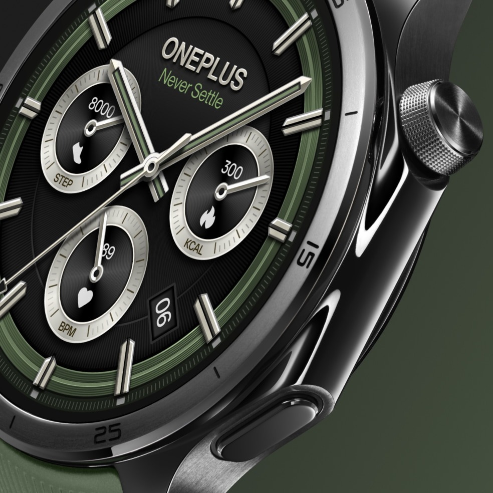 Digitale Krone der OnePlus Watch 3 Digitale Krone der OnePlus Watch 3
