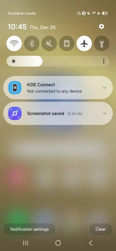 Keine Hintergrundbenachrichtigung in One UI 7.0 Keine Hintergrundbenachrichtigung in One UI 7.0