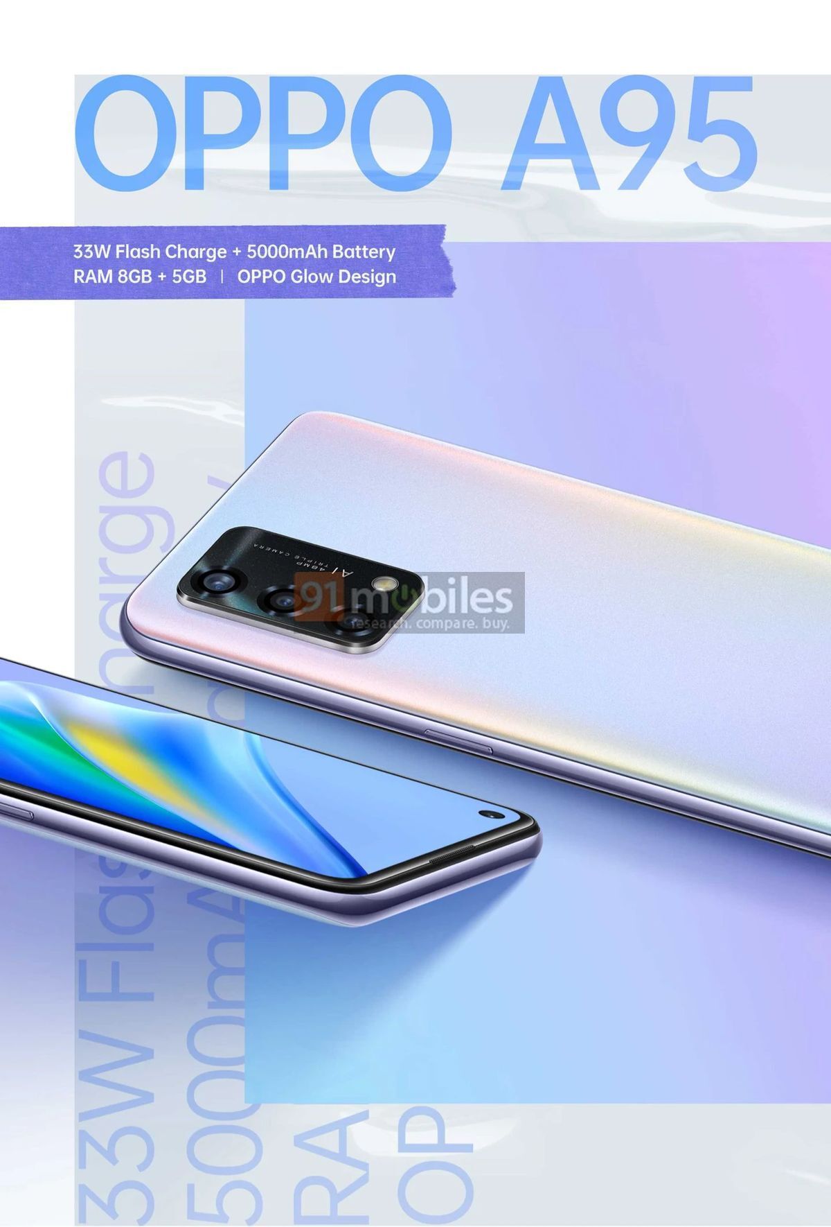 Hochwertige Pressebilder des OPPO A95 sind online aufgetaucht Hochwertige Pressebilder des OPPO A95 sind online aufgetaucht