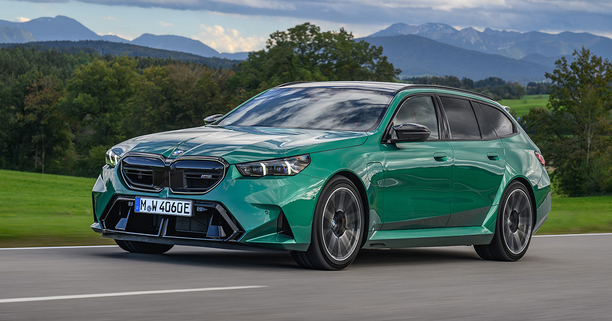 BMW M5 Touring. Bild: BMW BMW M5 Touring - der stärkste Kombi mit Verbrennungsmotor in der Serienproduktion