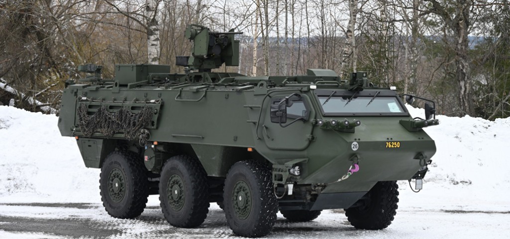 Patria 6×6. Illustration: Patria Gepanzerter Mannschaftstransportwagen Patria 6x6