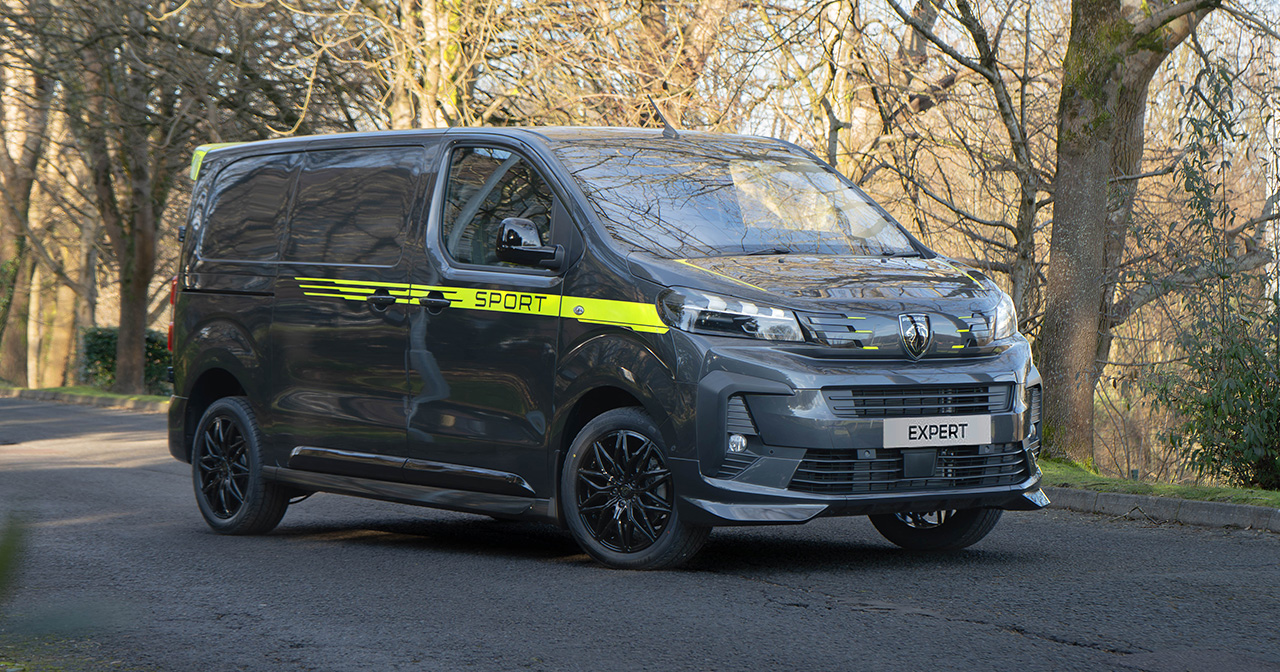 Peugeot Expert Sport mit aggressivem, aerodynamischem Ausweichquartier