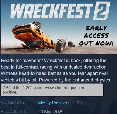 Wreckfest 2 Bildschirmfoto von Wreckfest 2
