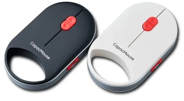 CapacMouse Pro in den Farben Schwarz und Weiß CapacMouse Pro in den Farben Schwarz und Weiß