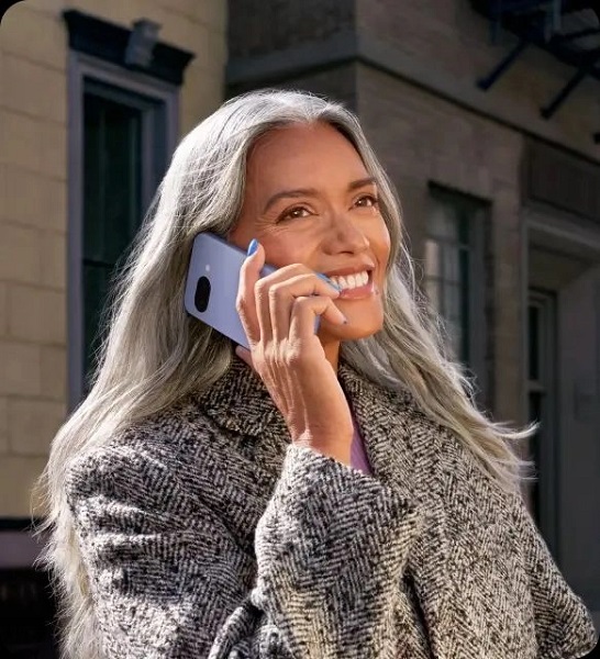 Kompakte Kameraeinheit des Google Pixel 9a