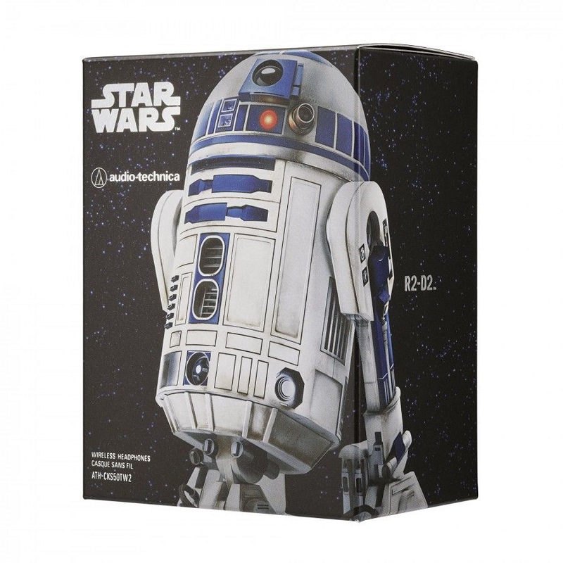 R2-D2"-Kopfhörer in den Farben Blau und Weiß