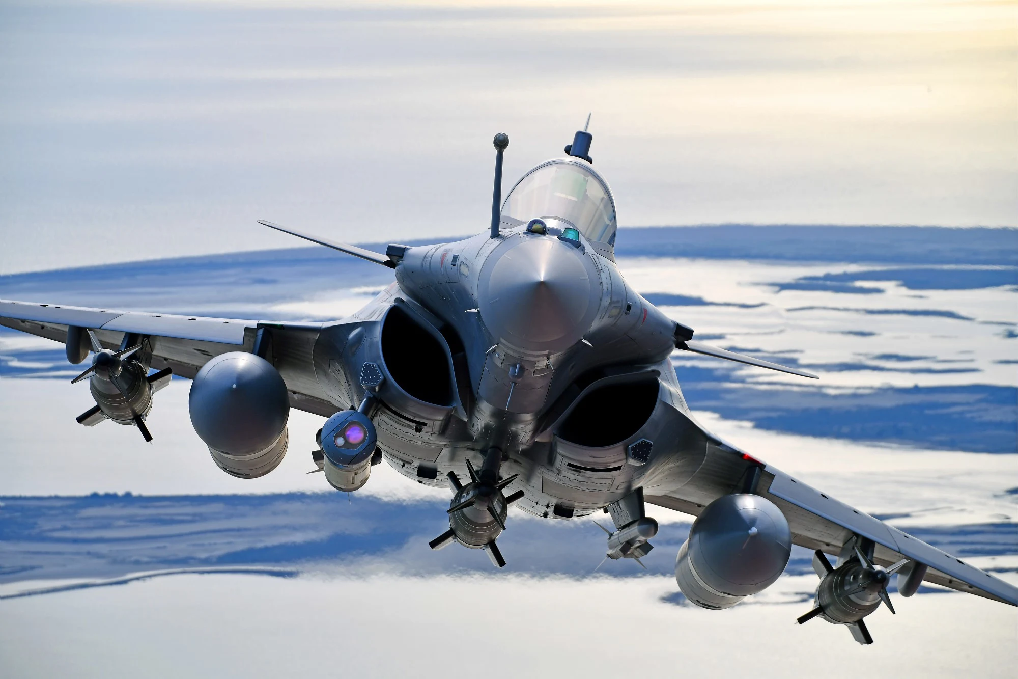 Das Kampfflugzeug Rafale. Illustration: Dessault Aviation