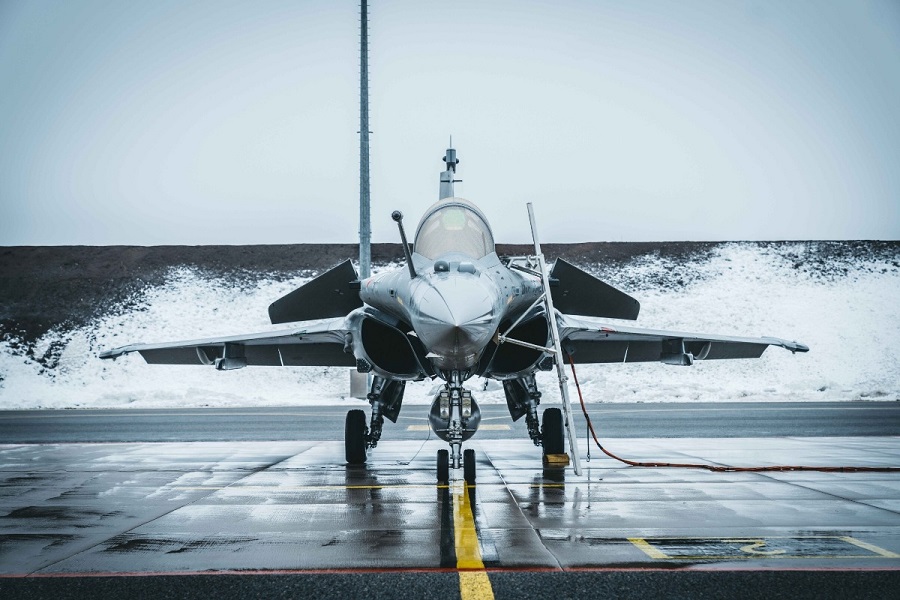 Französisches Kampfflugzeug Rafale