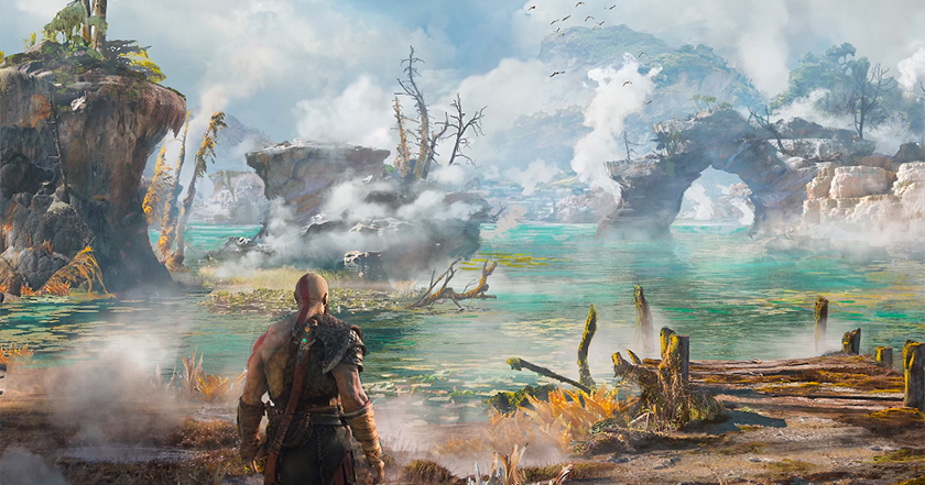 Die Entwickler von God of War: Ragnarok erzählten von der Welt der Zwerge Svartalheim, wo eine Industriestadt inmitten verschiedener Biome gebaut wird Die Entwickler von God of War: Ragnarok erzählten von der Welt der Zwerge Svartalheim, wo eine Industriestadt inmitten verschiedener Biome gebaut wird