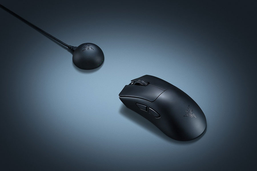 Obenansicht der Razer DeathAdder V4 Pro Obenansicht der Razer DeathAdder V4 Pro