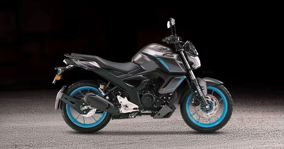 Rechte Seitenansicht des Motorrads Rechte Seitenansicht des Motorrads
