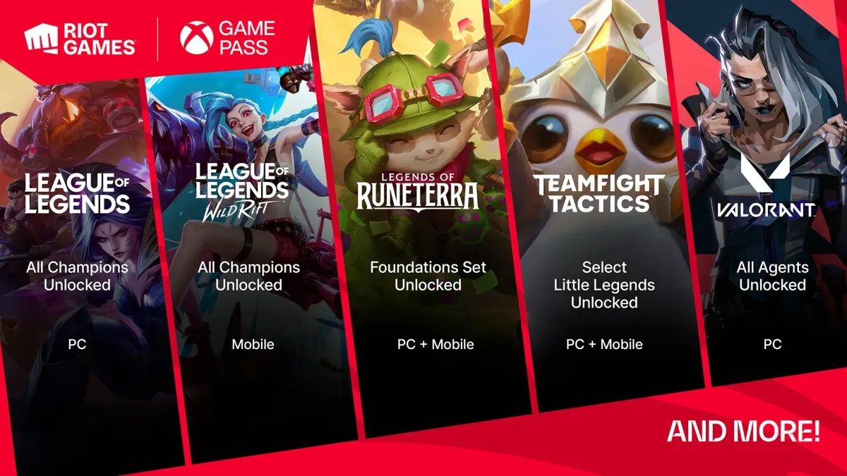 Riot Games-Projekte werden nächste Woche im Game Pass erscheinen Riot Games-Projekte werden nächste Woche im Game Pass erscheinen
