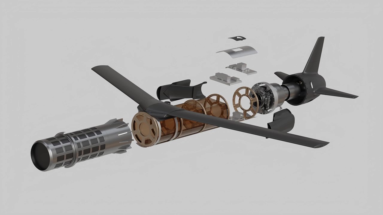 Die ukrainische Drohnenrakete Ruta. Illustration: Destinus