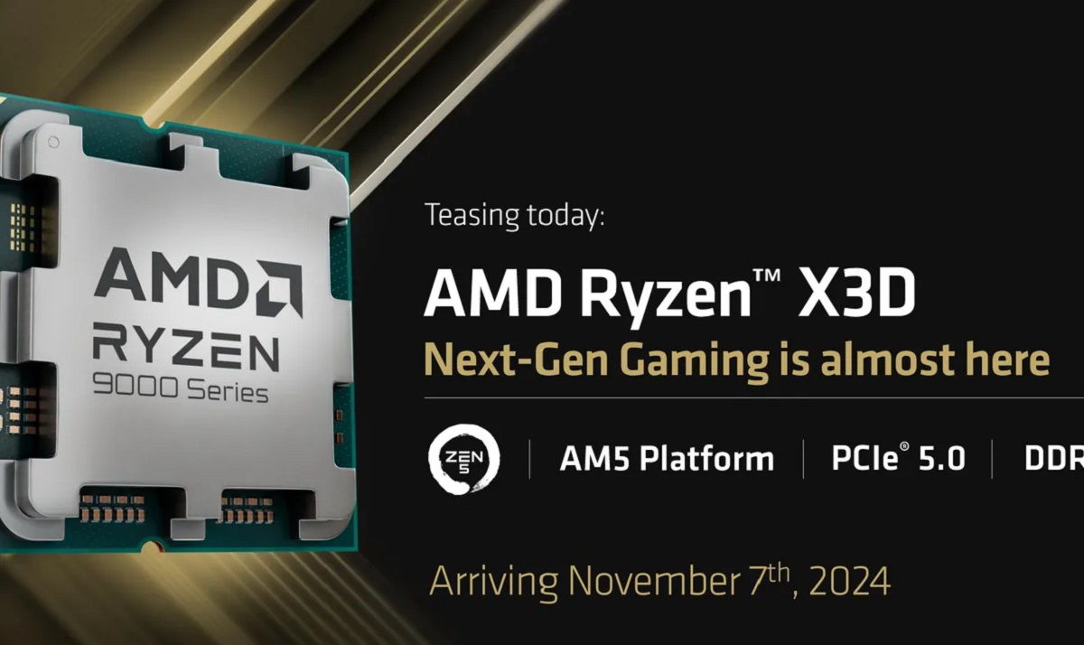 AMD kündigte die Vorstellung der nächsten Generation der Ryzen 9000 X3D Prozessoren an AMD kündigte die Vorstellung der nächsten Generation der Ryzen 9000 X3D Prozessoren an