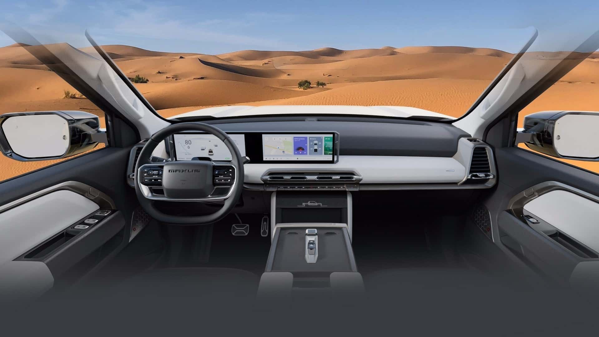 Interior of the Maxus Interstellar X pick-up truck Interior of the Maxus Interstellar X pick-up truck