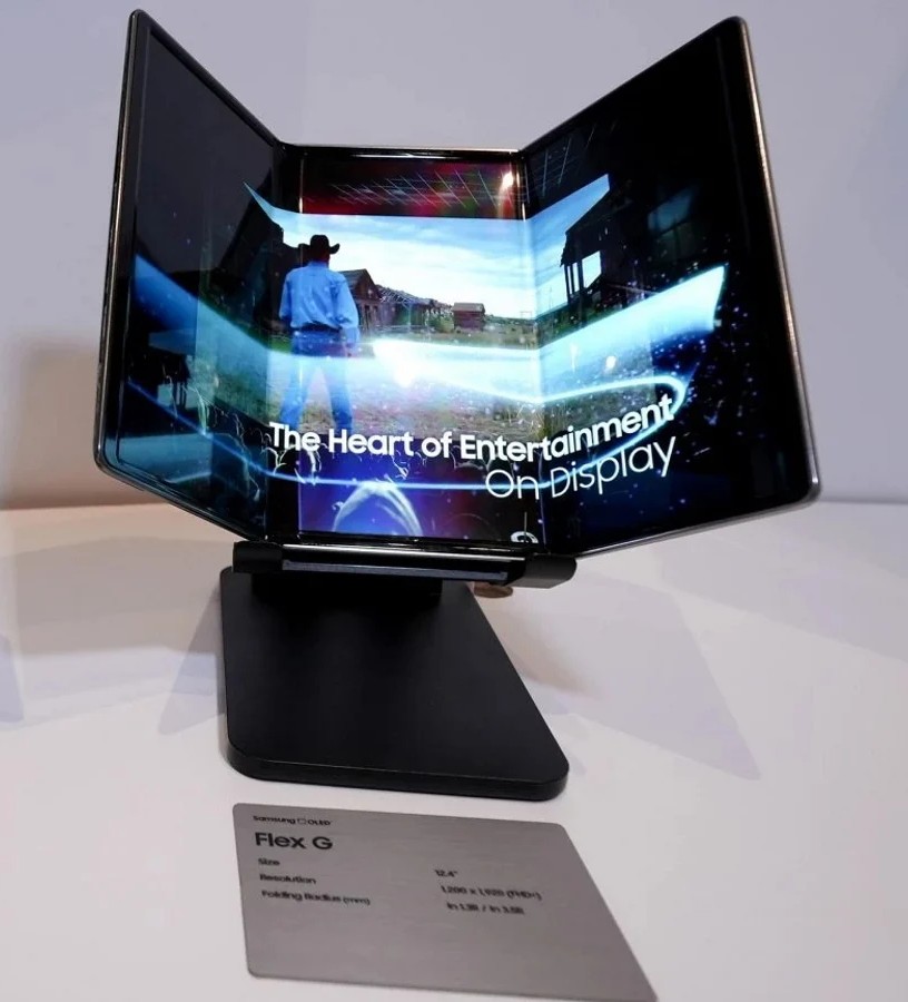 Samsung Flex G Konzept faltbares Gerät Samsung Flex G Konzept faltbares Gerät