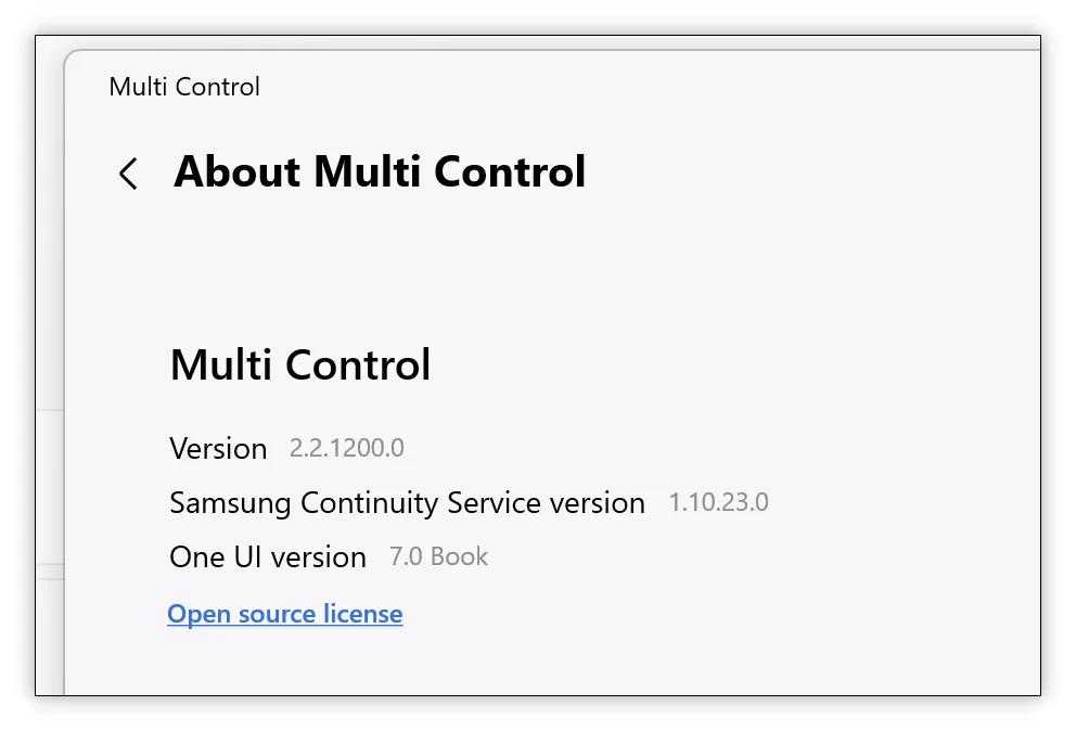 Informationen zur Unterstützung von Geräten mit One UI 7.0 in der Multi Control App. Illustration: lemaymayguy Unterstützung für One UI 7.0 in der Multi Control-Anwendung