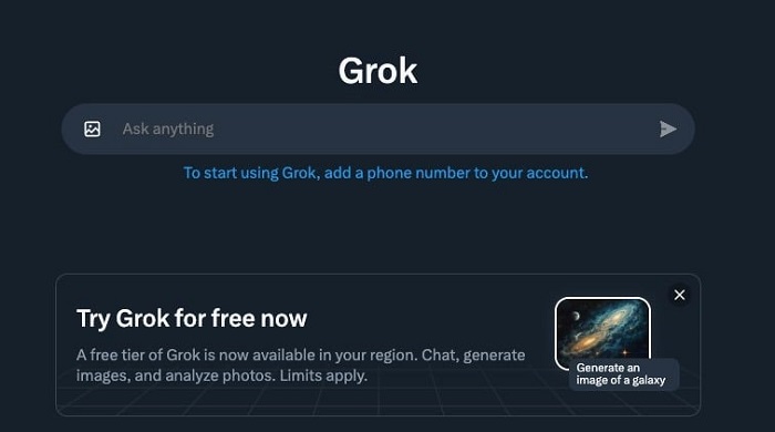 "Blaue Häkchen" werden nicht benötigt: X testet eine kostenlose Version des Chatbots Grok-2