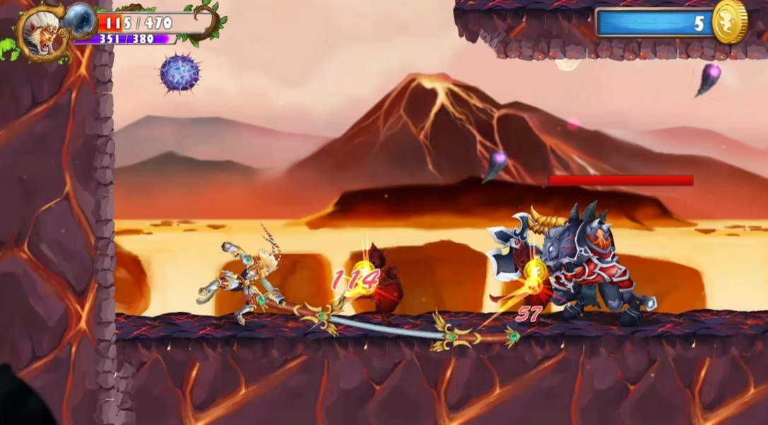 Screenshot des Spiels Wukong Sun: Schwarze Legende 2 Screenshot des Spiels Wukong Sun: Schwarze Legende 2