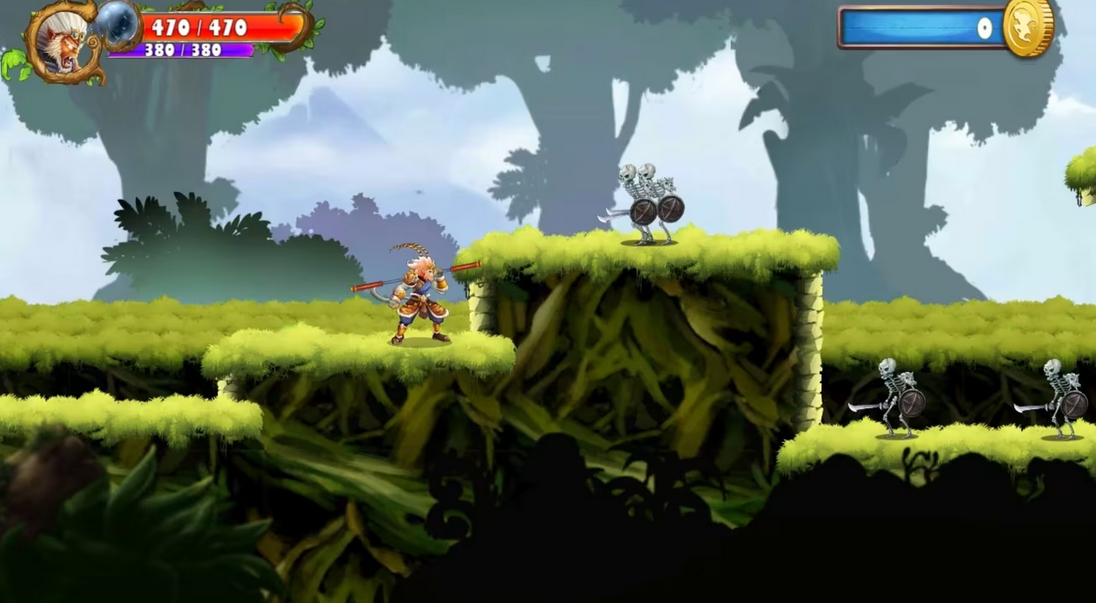 Screenshot des Spiels Wukong Sun: Schwarze Legende 3 Screenshot des Spiels Wukong Sun: Schwarze Legende 3