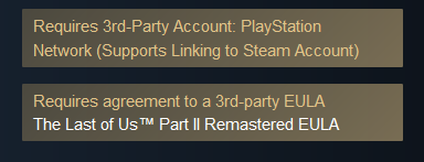 PSN-Anforderung. Illustration: Steam PSN-Anforderung. Illustration: Steam