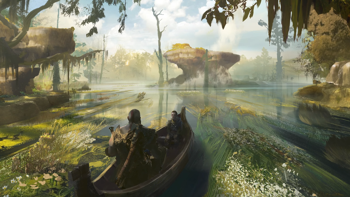 Die Entwickler von God of War: Ragnarok erzählten von der Welt der Zwerge Svartalheim, wo eine Industriestadt inmitten verschiedener Biome gebaut wird-4 Die Entwickler von God of War: Ragnarok erzählten von der Welt der Zwerge Svartalheim, wo eine Industriestadt inmitten verschiedener Biome gebaut wird-4