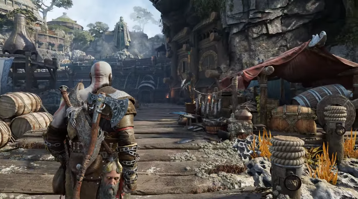 Die Entwickler von God of War: Ragnarok erzählten von der Welt der Zwerge Svartalheim, wo eine Industriestadt inmitten verschiedener Biome gebaut wird-12 Die Entwickler von God of War: Ragnarok erzählten von der Welt der Zwerge Svartalheim, wo eine Industriestadt inmitten verschiedener Biome gebaut wird-12