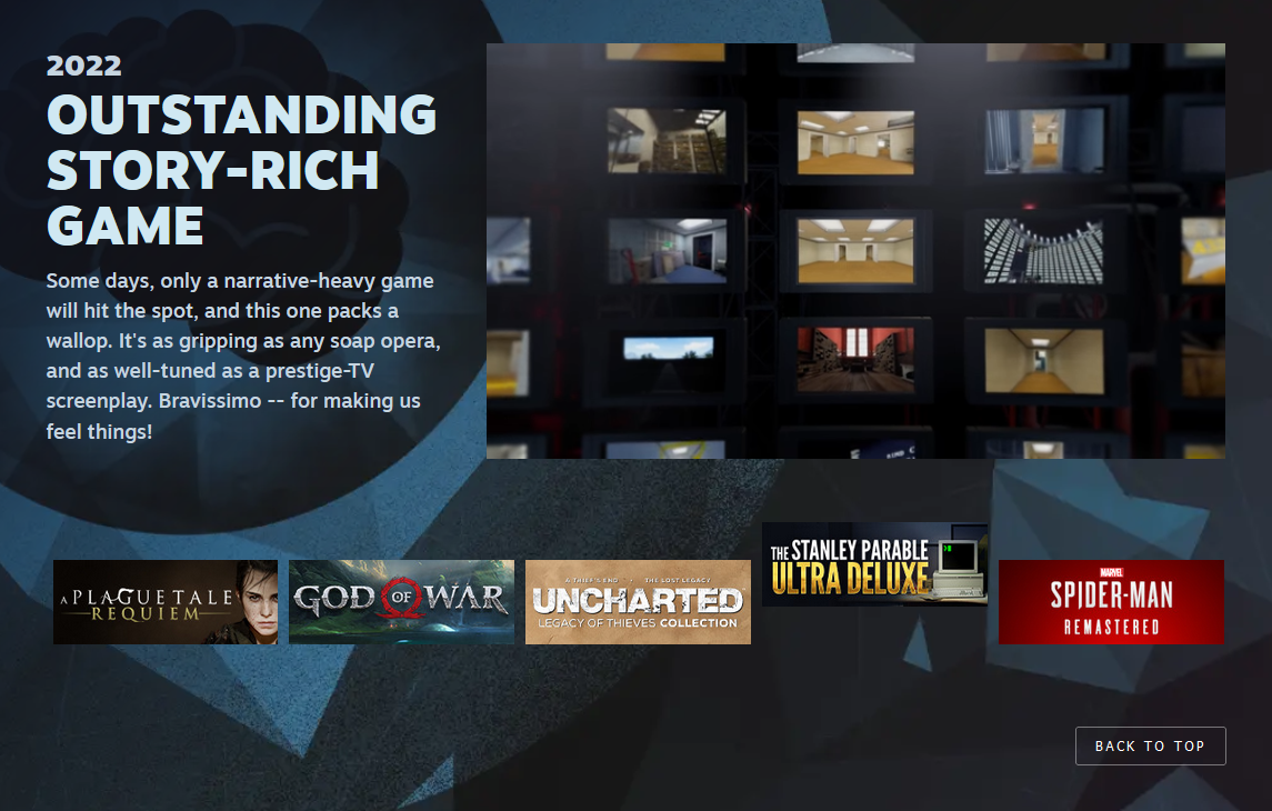 Machen wir uns bereit für die Abstimmung: Valve enthüllt die ersten 5 Kategorien und die Spiele, die bei den Steam Awards um den Titel des Besten konkurrieren werden-4 Machen wir uns bereit für die Abstimmung: Valve enthüllt die ersten 5 Kategorien und die Spiele, die bei den Steam Awards um den Titel des Besten konkurrieren werden-4