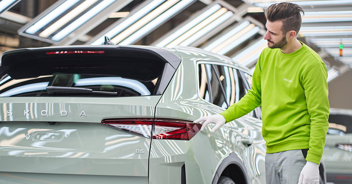 Škoda Elroq in Produktion