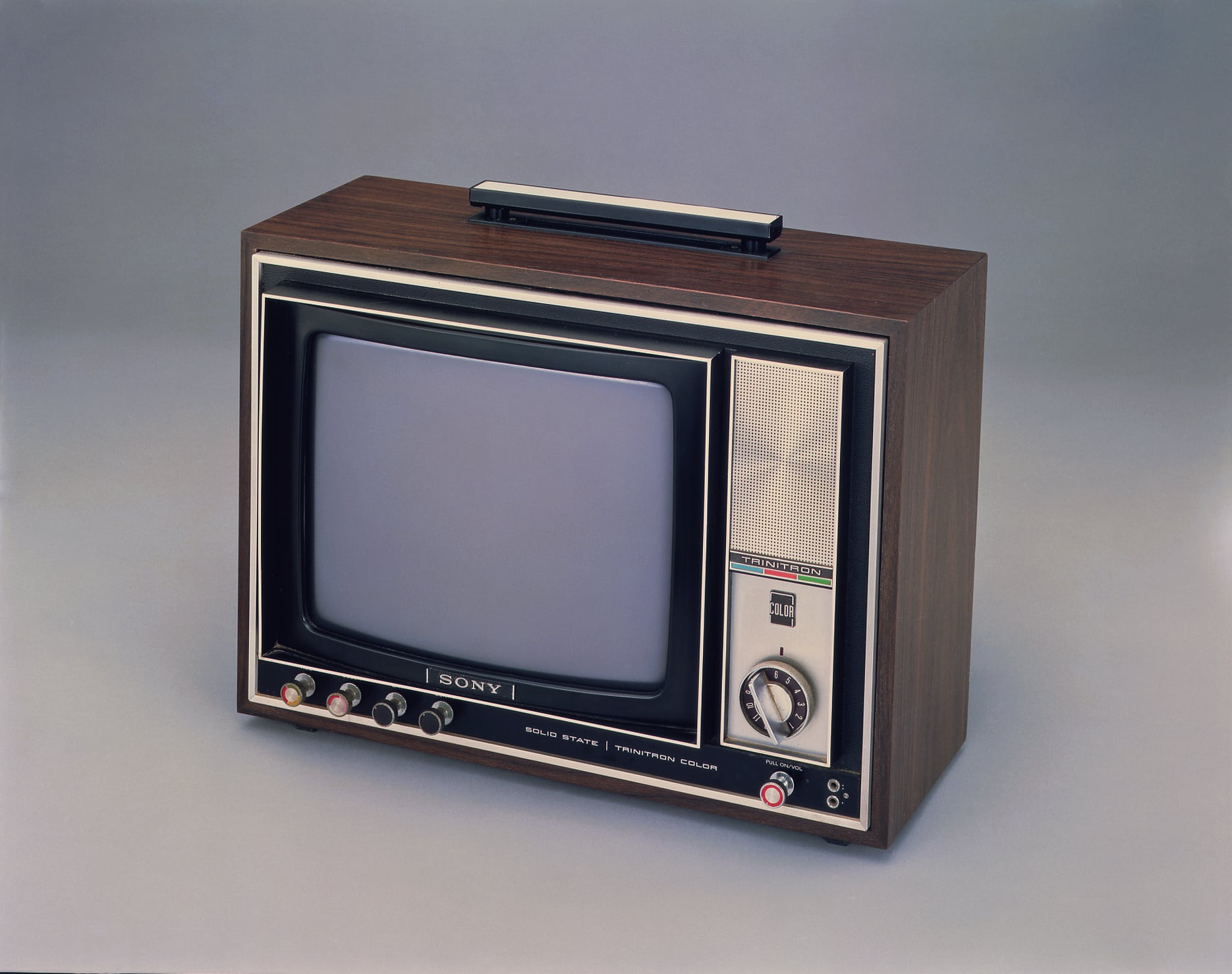 Das erste Sony Trinitron-Fernsehgerät