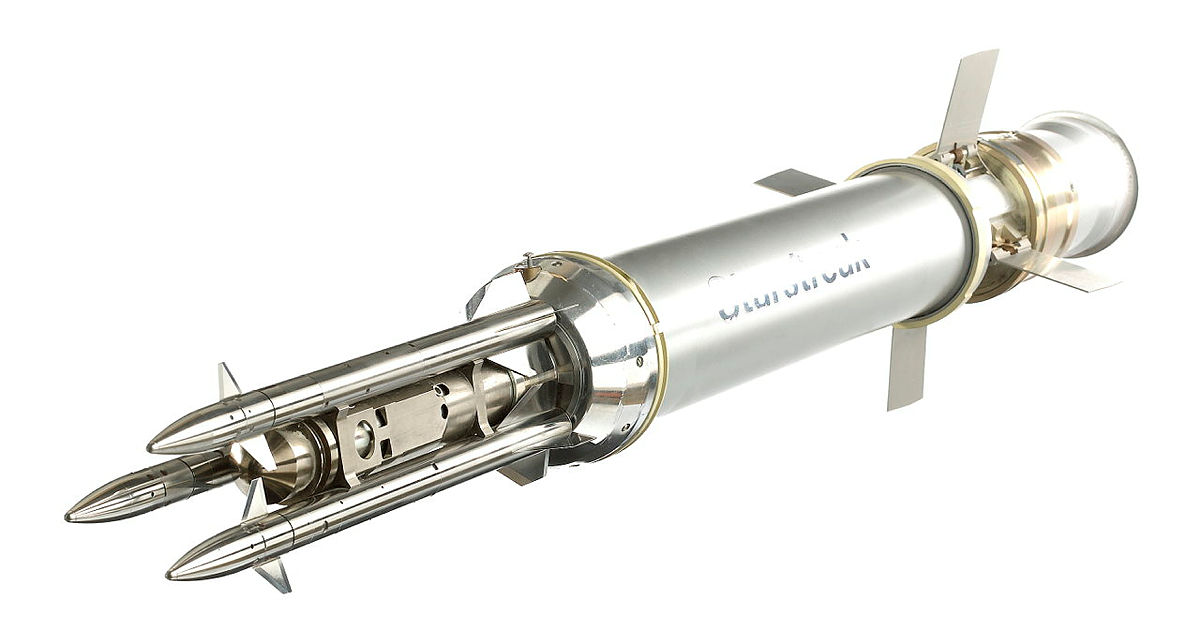 Starstreak-Rakete Die Starstreak-Rakete. Illustration: Thales UK