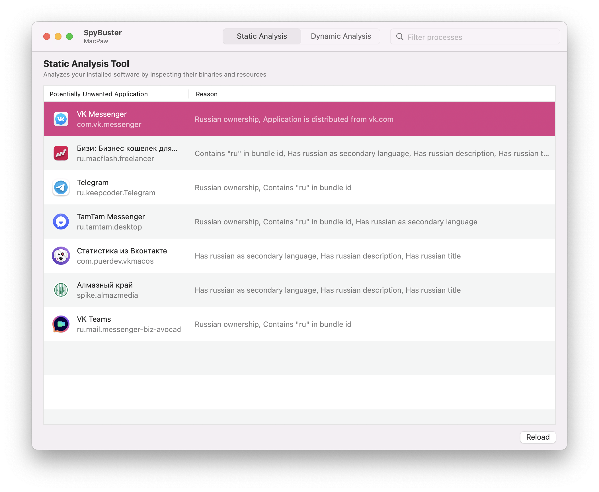 MacPaw bringt SpyBuster auf den Markt: eine Anwendung für macOS, mit der Sie russische und weißrussische Spyware aufspüren können MacPaw bringt SpyBuster auf den Markt: eine Anwendung für macOS, mit der Sie russische und weißrussische Spyware aufspüren können