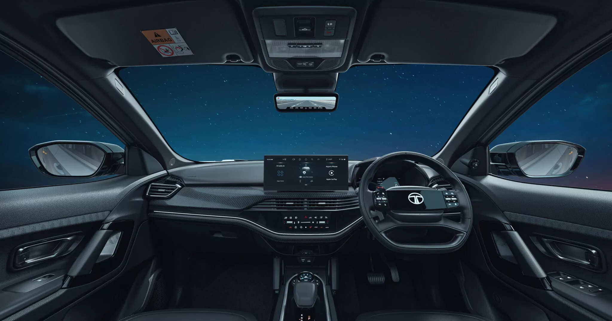 Tata Harrier.ev Innenraum.