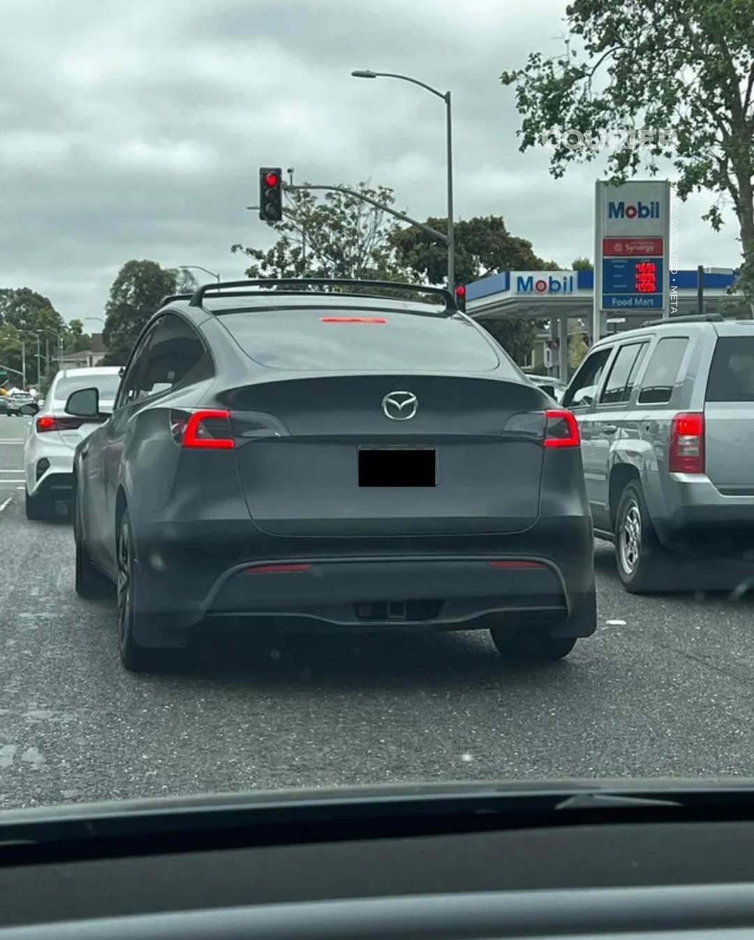 Protest gegen Elon Musk durch Fahrzeugbranding