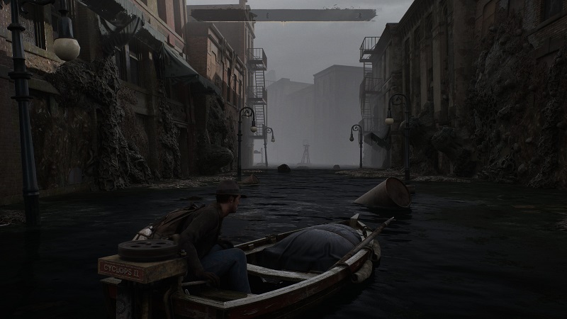 Screenshot aus dem Remaster von The Sinking City, verbesserte Texturen Screenshot aus dem Remaster von The Sinking City, verbesserte Texturen